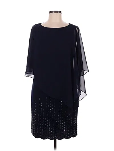 Pre-owned Xscape Cocktail Dress In Blue