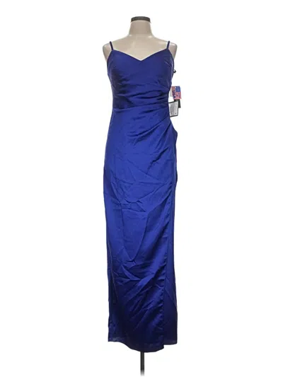 Pre-owned Xscape Cocktail Dress In Blue