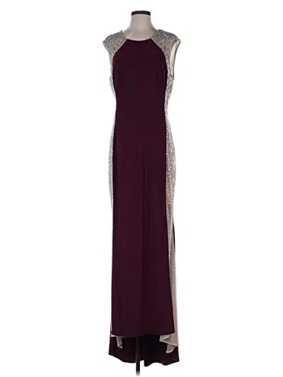 Pre-owned Xscape Cocktail Dress In Burgundy