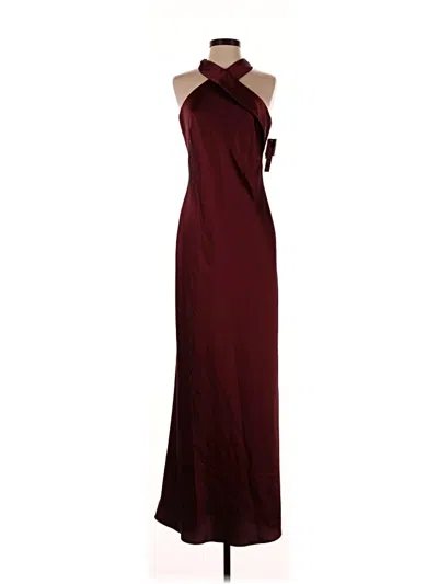 Xscape Cocktail Dress In Burgundy