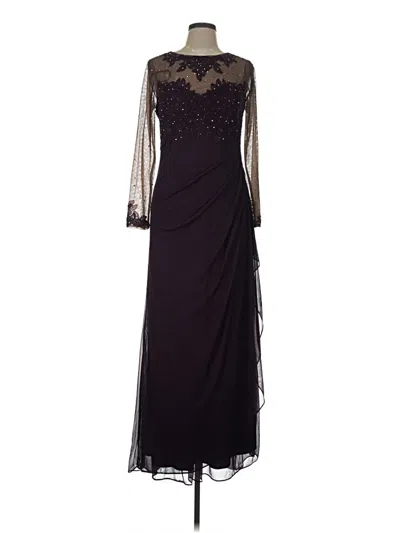 Pre-owned Xscape Cocktail Dress In Burgundy