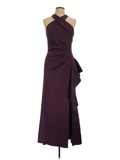 Pre-owned Xscape Cocktail Dress In Burgundy