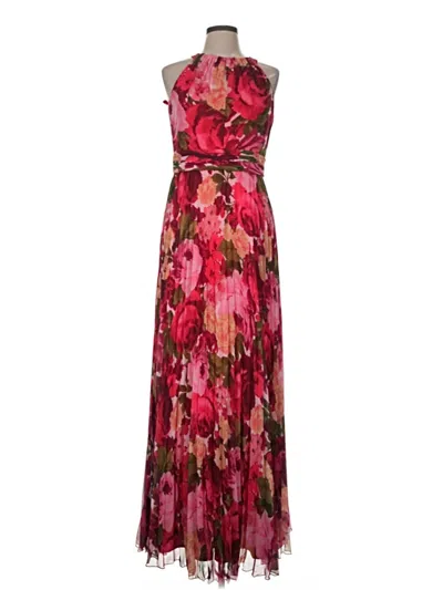 Pre-owned Xscape Cocktail Dress In Burgundy
