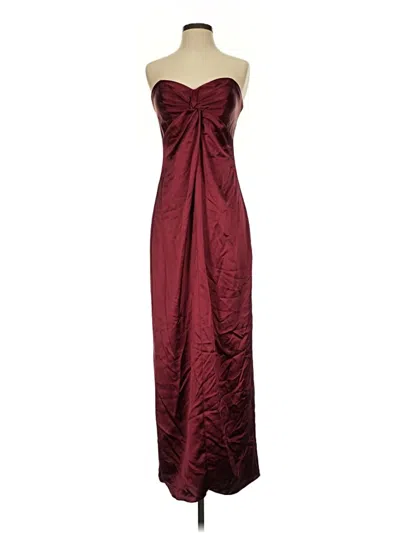 Pre-owned Xscape Cocktail Dress In Burgundy