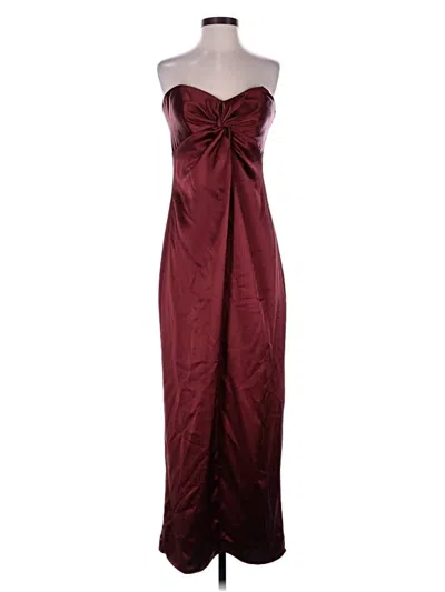 Pre-owned Xscape Cocktail Dress In Burgundy