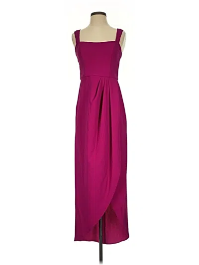 Pre-owned Xscape Cocktail Dress In Burgundy