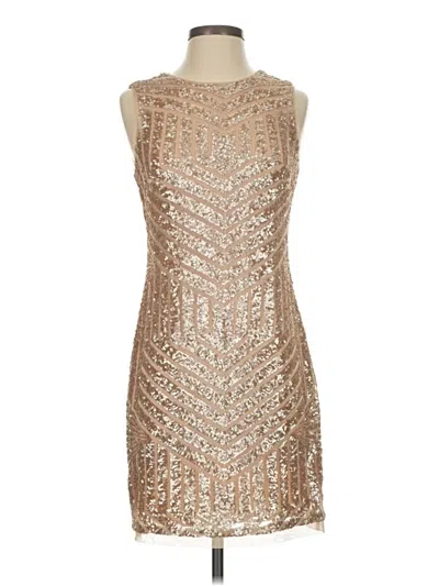 Pre-owned Xscape Cocktail Dress In Gold
