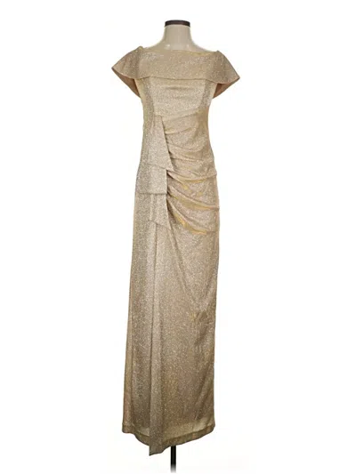 Pre-owned Xscape Cocktail Dress In Gold