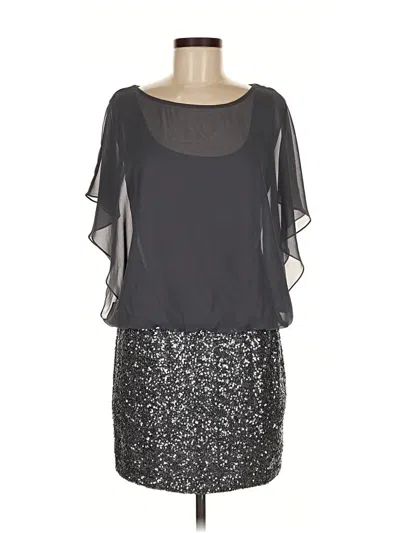 Pre-owned Xscape Cocktail Dress In Gray