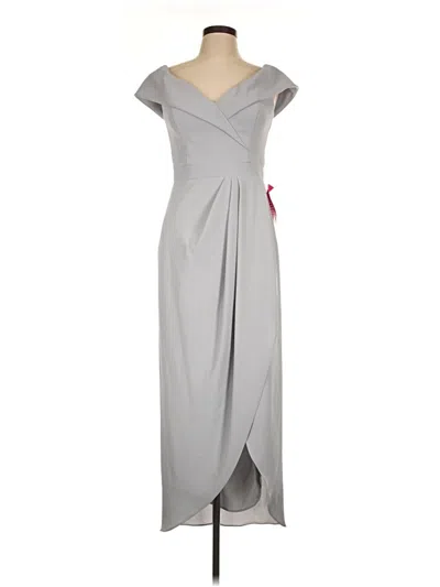 Pre-owned Xscape Cocktail Dress In Gray