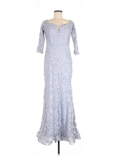 Pre-owned Xscape Cocktail Dress In Gray