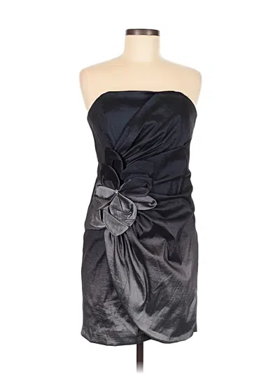 Pre-owned Xscape Cocktail Dress In Gray