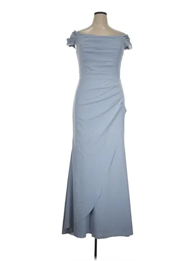 Pre-owned Xscape Cocktail Dress In Gray