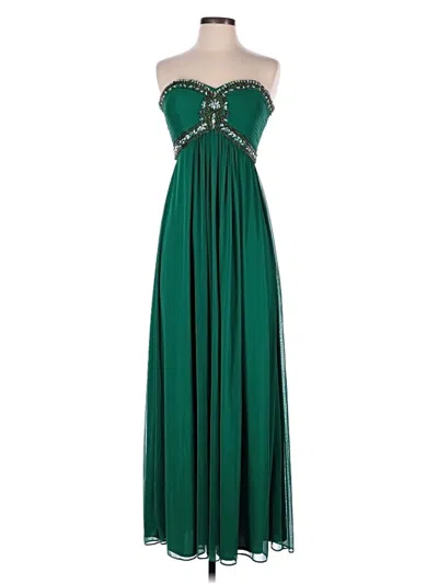 Pre-owned Xscape Cocktail Dress In Green