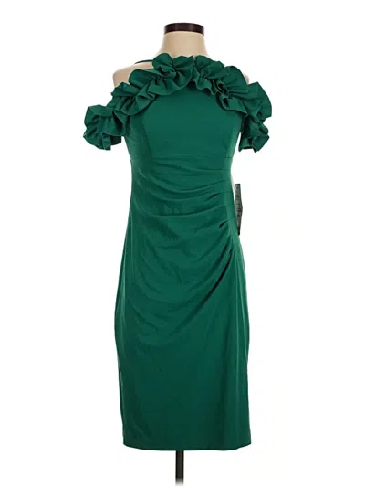 Pre-owned Xscape Cocktail Dress In Green