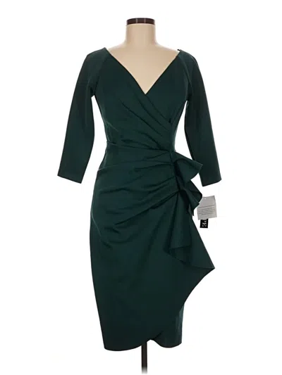 Pre-owned Xscape Cocktail Dress In Green