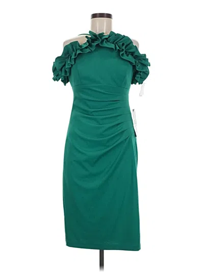 Pre-owned Xscape Cocktail Dress In Green