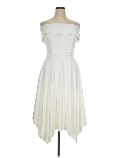 Pre-owned Xscape Cocktail Dress In Ivory