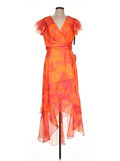 Pre-owned Xscape Cocktail Dress In Orange
