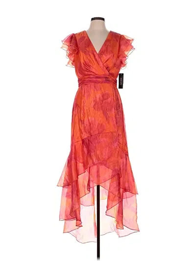 Pre-owned Xscape Cocktail Dress In Orange