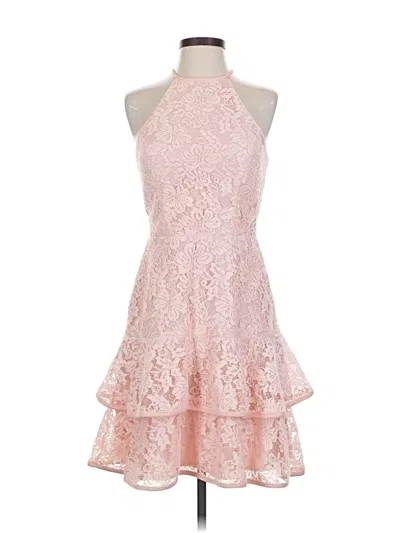 Pre-owned Xscape Cocktail Dress In Pink