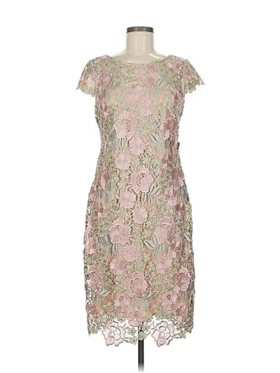 Pre-owned Xscape Cocktail Dress In Pink