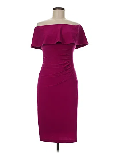 Pre-owned Xscape Cocktail Dress In Pink