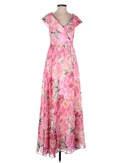 Pre-owned Xscape Cocktail Dress In Pink