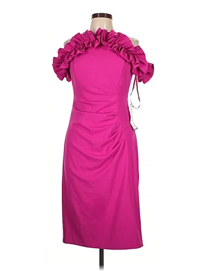 Pre-owned Xscape Cocktail Dress In Pink