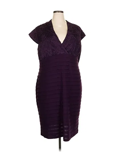 Pre-owned Xscape Cocktail Dress In Purple