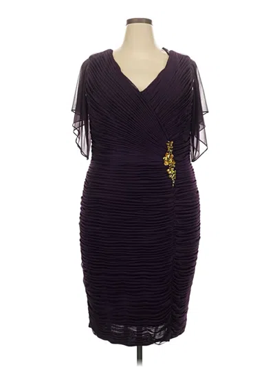 Pre-owned Xscape Cocktail Dress In Purple