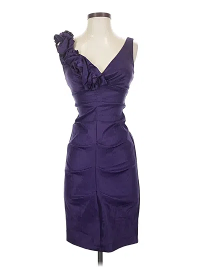 Pre-owned Xscape Cocktail Dress In Purple