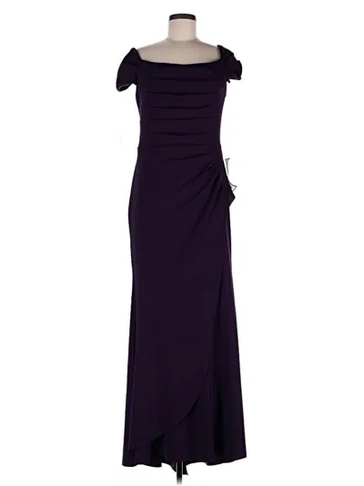 Pre-owned Xscape Cocktail Dress In Purple