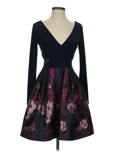Pre-owned Xscape Cocktail Dress In Purple