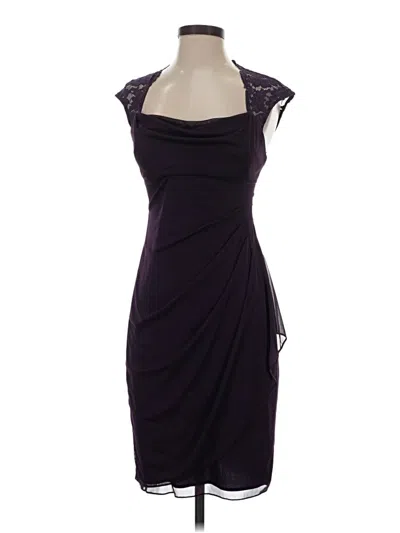 Pre-owned Xscape Cocktail Dress In Purple