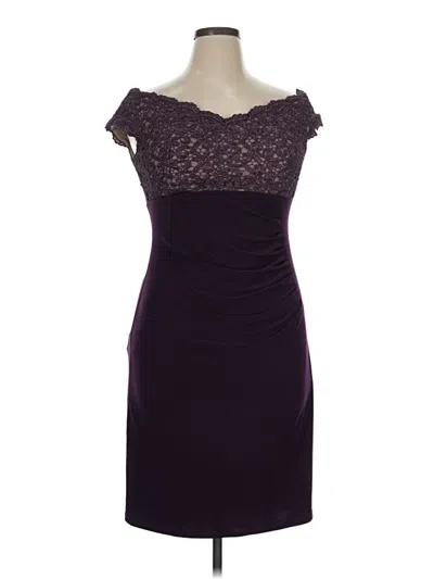 Pre-owned Xscape Cocktail Dress In Purple