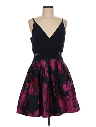 Pre-owned Xscape Cocktail Dress In Purple