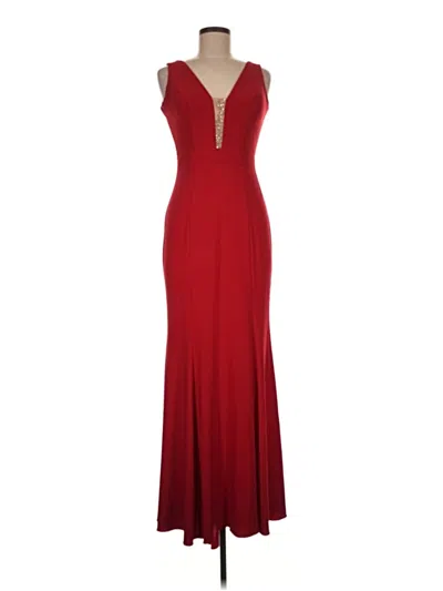 Pre-owned Xscape Cocktail Dress In Red