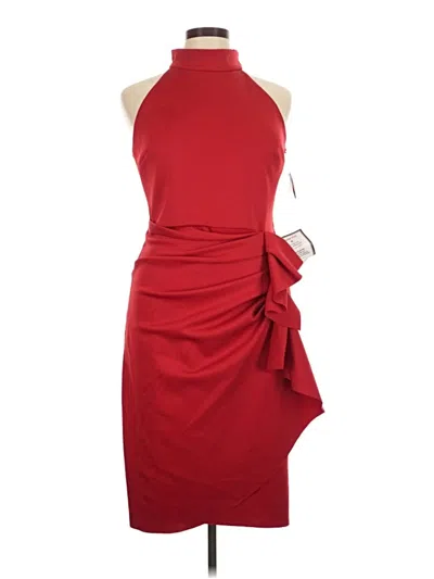 Pre-owned Xscape Cocktail Dress In Red