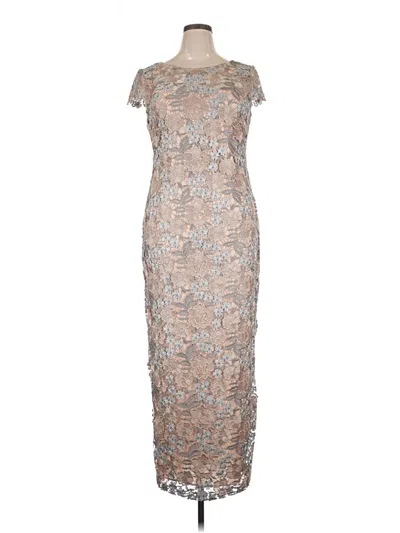 Pre-owned Xscape Cocktail Dress In Silver