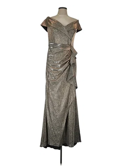Pre-owned Xscape Cocktail Dress In Silver