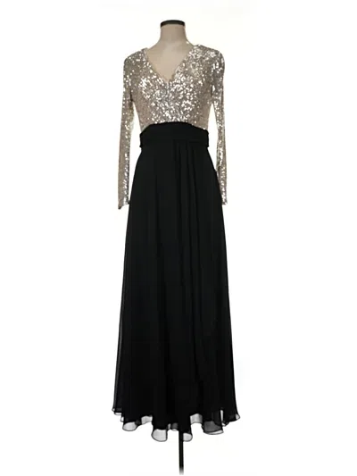 Pre-owned Xscape Cocktail Dress In Silver
