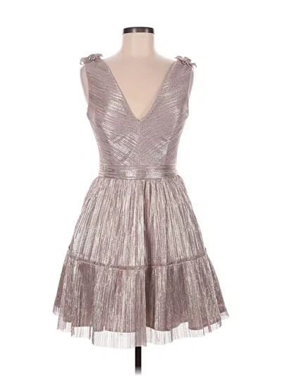 Pre-owned Xscape Cocktail Dress In Silver
