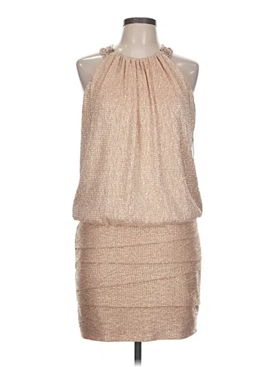 Xscape Cocktail Dress In Tan