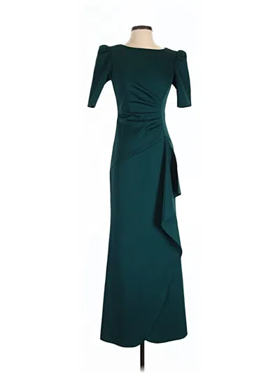 Pre-owned Xscape Cocktail Dress In Teal