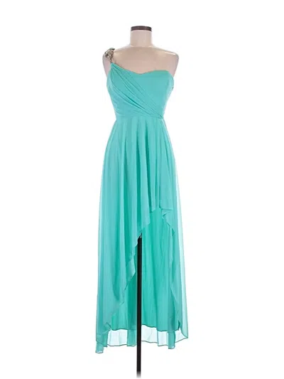 Pre-owned Xscape Cocktail Dress In Teal