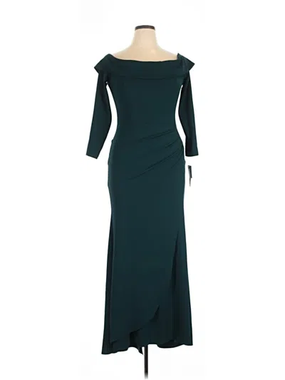 Pre-owned Xscape Cocktail Dress In Teal