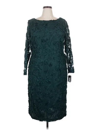 Pre-owned Xscape Cocktail Dress In Teal