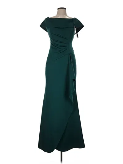 Pre-owned Xscape Cocktail Dress In Teal