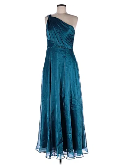 Pre-owned Xscape Cocktail Dress In Teal